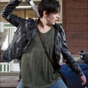 Free People “Truble” Grimm distressed jacket